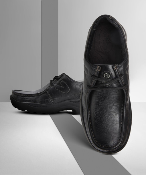 Woodland Black Shoes - Buy Woodland 