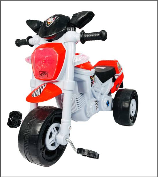 Evolife Mini Scooter Toys for Kids with pedal Vehicles Toddlers Baby Boys Girl Car Toy SCOOTER REBEL RED 01 Tricycle