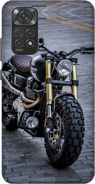 Kotuku Book Cover for Mi Redmi Note 11T 5G, Poco M4 Pro 5G Stylish Bike, Royal enfield Back Cover