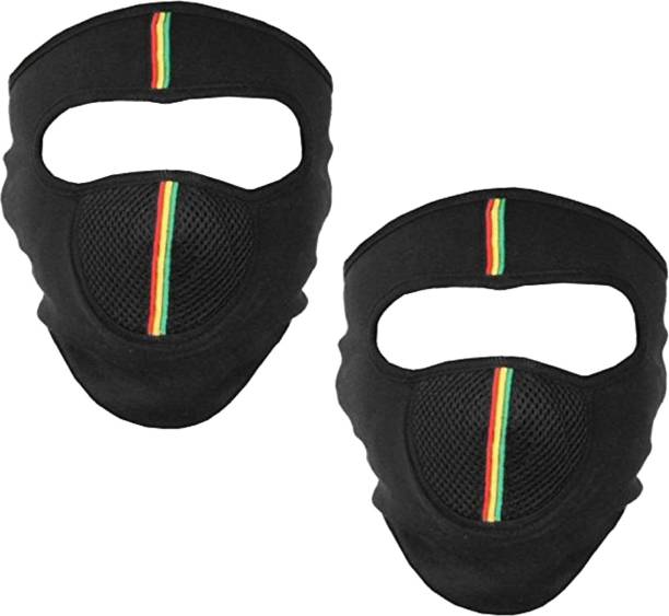 CareDone Pack of 2, Multicolor bike face mask for men, women. Decorative Mask