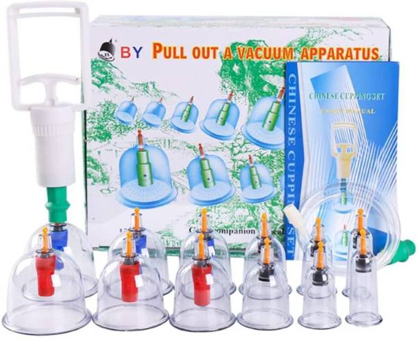 DEBIK CUP-012 12 Cups Cupping Therapy Set Vacuum Suction Cups Massager Chinese Hijama Massager
