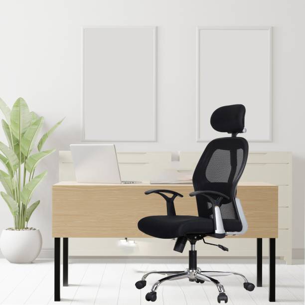 Flipkart Perfect Homes Matrix High Back Office Chair Mesh Office Adjustable Arm Chair