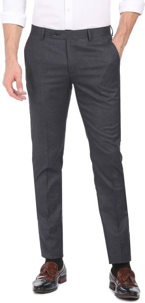 ARROW Tapered Men Blue Trousers