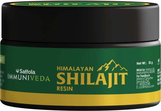 Saffola Immuniveda Pure Himalayan Shilajit Resin For Men & Women - 30g