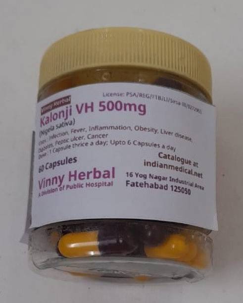 Vinny Herbal Kalonji VH 500mg Capsules