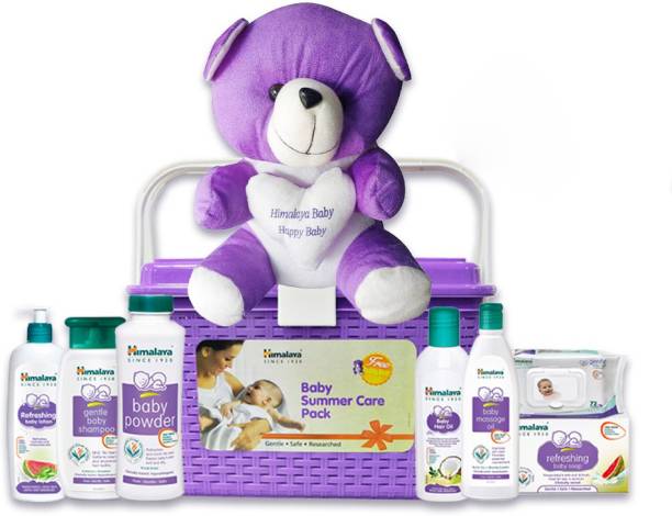 HIMALAYA Summer Care Gift Pack (With Teddy Soft Toy)