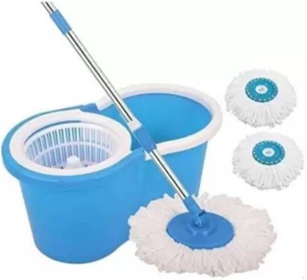 PreeX Magic Spin Mop 360Â° Rotating Pole & Bucket Wet & Dry Mop Wet & Dry Mop