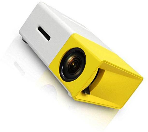 PTCMart Designer LED Mini Portable Projecter Device with Short-Focus Optical Lens (3000 lm) Portable Projector