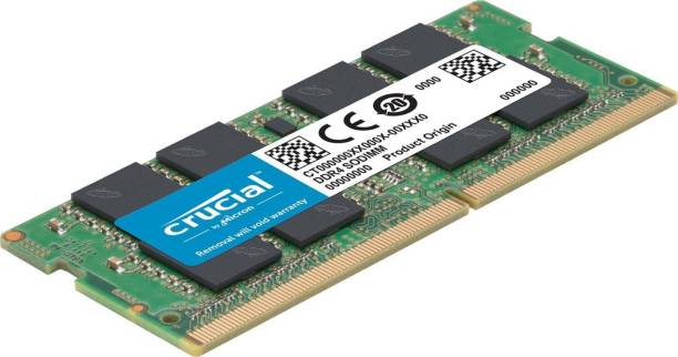 Crucial 3200Mhz Crucial Notebook Memory with 10 Years Warranty DDR4 8 GB (Dual Channel) Laptop (0CT8G4SFRA32A)