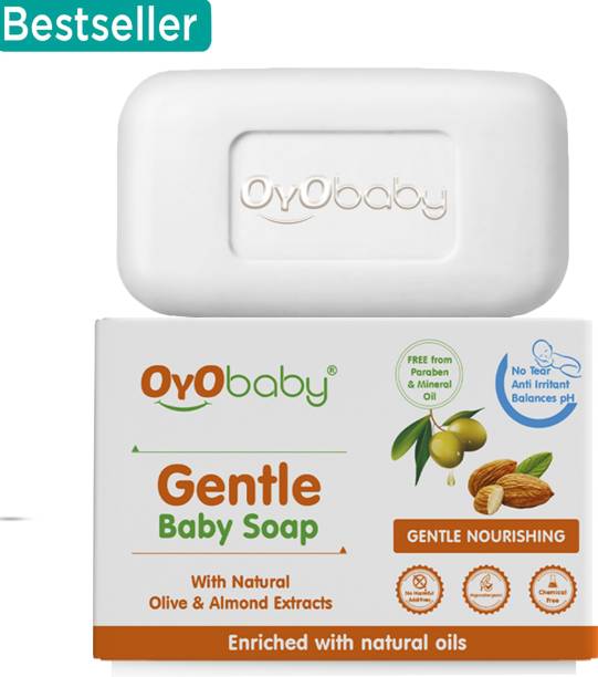 Oyo Baby Gentle Baby Soap Bathing Bar For Baby’s Sensitive Skin Gentle Cleansing, Skin-friendly Baby Soap