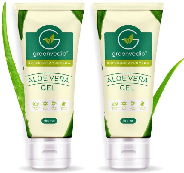 GreenVedic Aloe Vera Gel ( Buy pack of 2 And get 40% off ) Men & Women