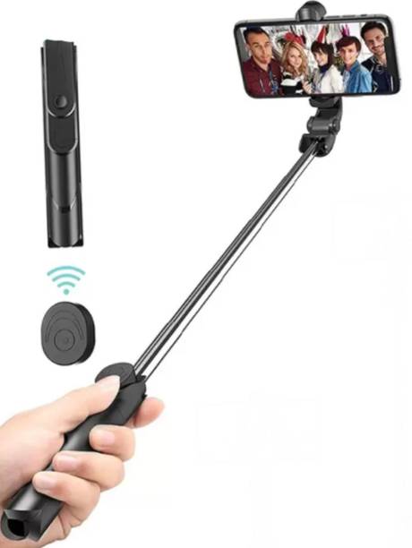 Uborn SELFIE STICK WITH STAND,REMORT CONTROLL WIRELESS TRIPOD FOR VIDEO & PHOTO SHOOT. Tripod