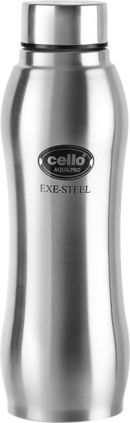 cello Aqua Pro Stainless Steel Bottle, 1000ml, Silver 1000 ml Bottle
