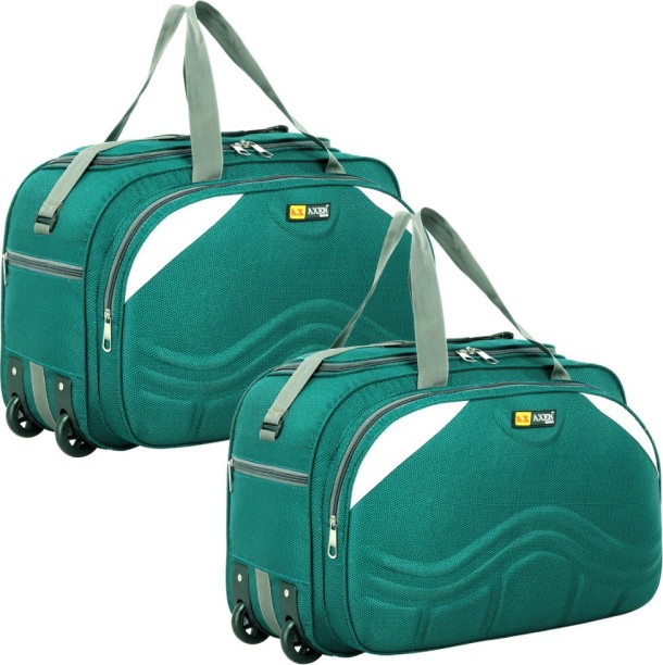 Acclaim Staple Mini Nylon 4 Bowls Level Green Lawn Flat Short Mat Indoor & Outdoor Locker Bowling Bag & 38” Tall Folding Telescopic Handle Luggage Bag Trolley 