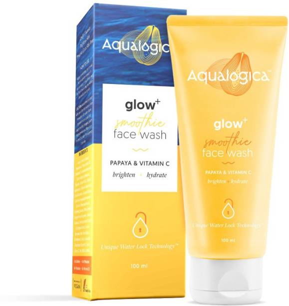 Aqualogica Glow+ Smoothie for Deep Cleansing & Skin Brightening with Vitamin C & Papaya Face Wash