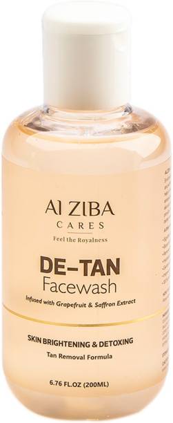 ALZIBA CARES De-Tan  Detoxing and Tan Removal Formula - 200 ML Face Wash