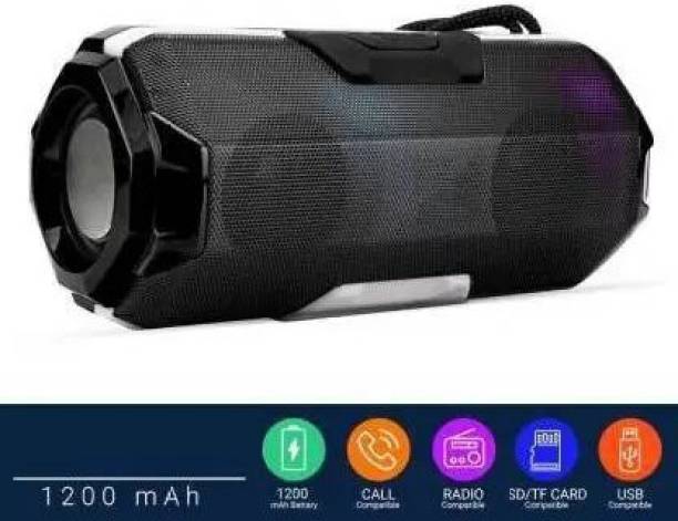 ROKAVO A006 Bluetooth Speaker with DJ Light USB/Micro SD Card/AUX Multimedia Speaker 10 W Bluetooth Speaker