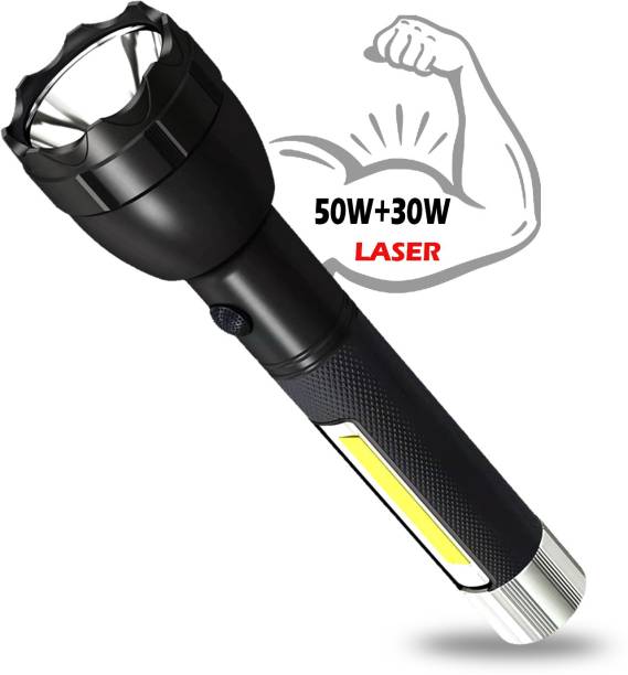 Pick Ur Needs Mini Rechargeable Search LED Torch Light Long Range High Power Chargeable Torch