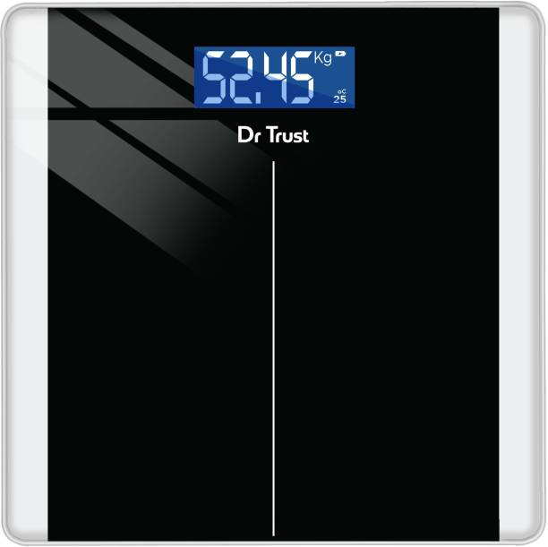 Dr. Trust (USA) Model 513 Balance Personal Digital Electronic Body Weight Machine For Human Body 180Kg Capacity Weighing Scale