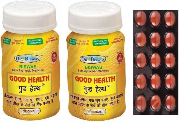 Dr. Biswas Good Health Ayurvedic Capsules With Neeri Tablets