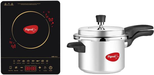 Pigeon 3 ltr IB Cooker + Acer Plus Induction Cooktop