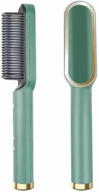 Gretal Hair Brush Curling Anti-perm Straight Hair Comb Hair Iron Hair Styler Tool Professional Hair Straightener Tourmaline Ceramic Hair Curler Hair Straightener