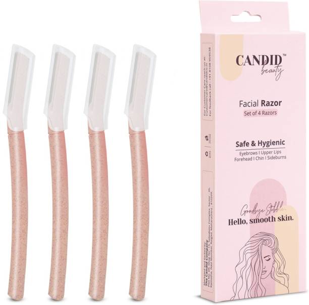 Candid Beauty Eyebrow & Facial Razor for Women|Reusable|Chin, Upperlip, Sideburns, Forehead