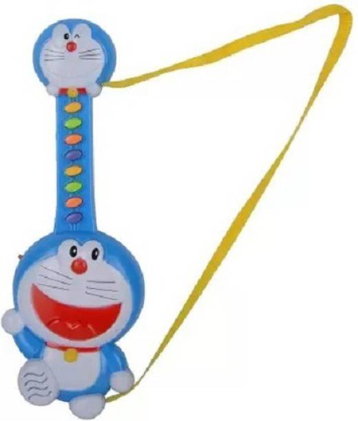 3 Jokers Cartoon Doraemon Music Guitar Toy for Baby Kids