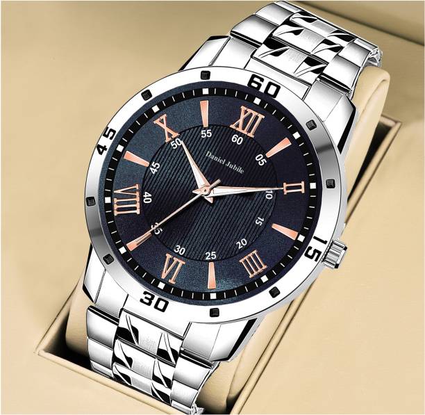 Daniel Jubile Men style Boys Hand Watch Gents 2022 Luxury Design Steel Chain New Model Analog Watch  - For Men