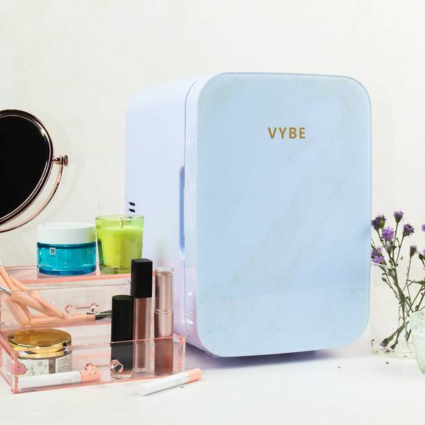 VYBE FK_VYBE1002 Vybe Mini Beauty Fridge (6 Liter): AC/DC Portable Thermoelectric Cooler & Warmer 6 L Compact Refrigerator