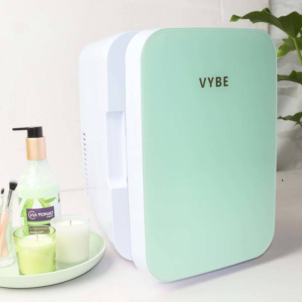 VYBE FK_VYBE1003 Vybe Mini Beauty Fridge (6 Liter): AC/DC Portable Thermoelectric Cooler & Warmer 6 L Compact Refrigerator