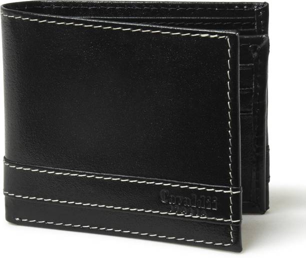 Cavaldii ITALIA Men Casual Black Genuine Leather Wallet