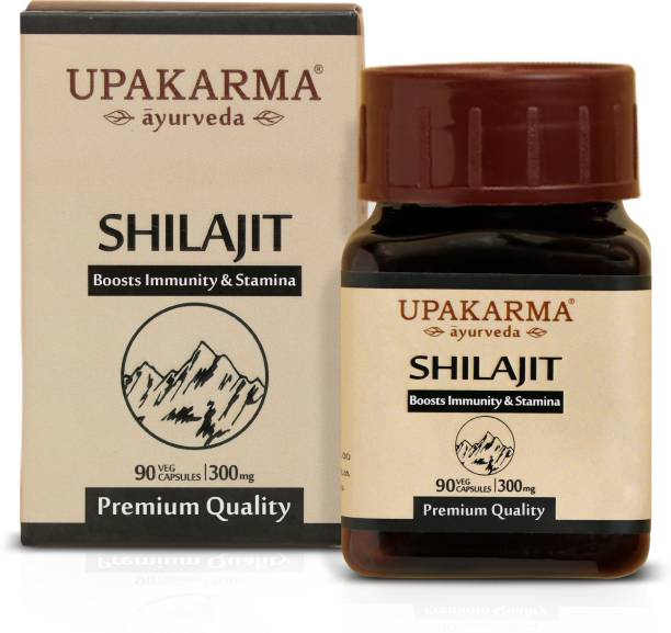 UPAKARMA Shilajit Capsules for Stamina & Vigor 90 CAPSULES