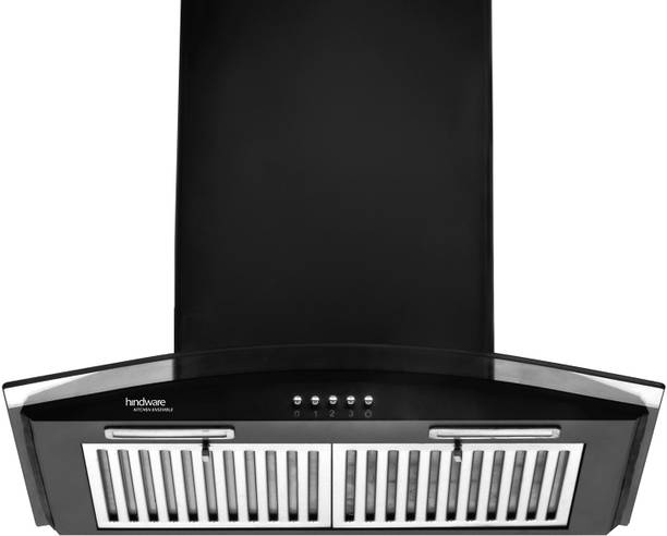 Hindware Forenza Blk 60 Wall Mounted Chimney (Black 1100 CMH)