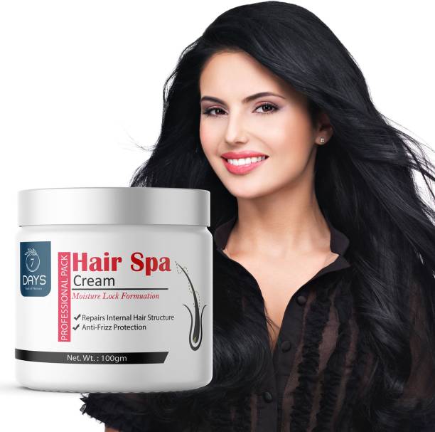 7 Days Spa Cream for Dry & Damaged Hair Spa Cream for Weak & Frizzy Hair
