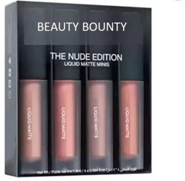 beauty bounty Nude Edition Sensational Liquid Matte Lipsticks (Nude Edition, 16 ml)