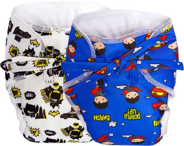 Miss & Chief by Flipkart Batman and Superman Playtime Reusable Nappy