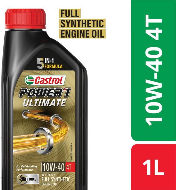 Castrol Power1 Ultimate 10W-40 4T Full-Synthetic Engine Oil