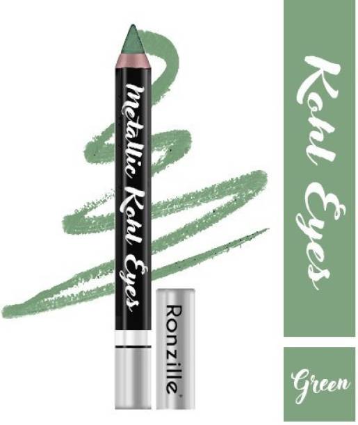 RONZILLE metallic kohl eye eyeliner/ kajal eye- shadow Pencil Green 2.5 g