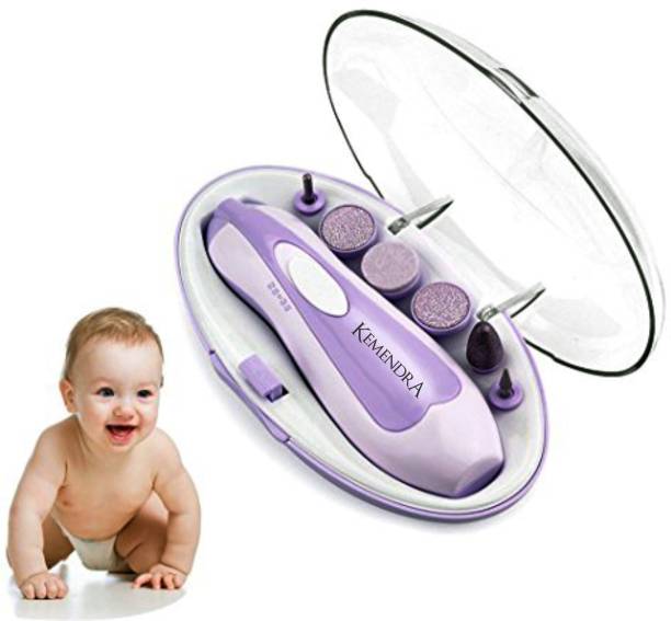 Kemendra New Baby Nail File Electric,Baby Nail Trimmer with 6 Grinding Heads Safe