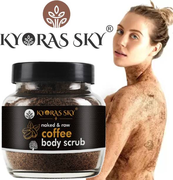 KYORAS SKY Coffee Body Scrub for Tan Removal & Soft-Smooth Skin 100% Natural Scrub(100g) Scrub