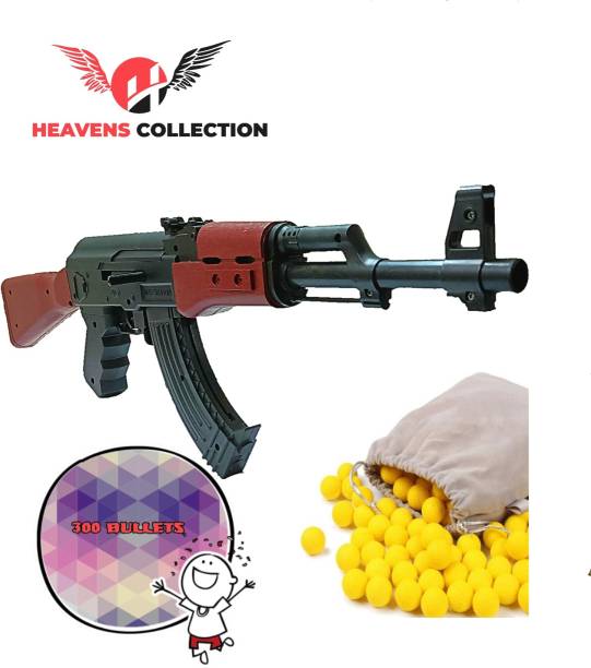 Heavens Collection AK 47 TOY GUN / SHOOTING GUN FOR KIDS WITH 100 BULLETS Guns & Darts