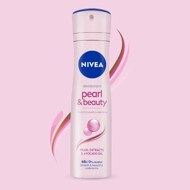 NIVEA Pearl & Beauty Deodorant Spray  -  For Men & Women