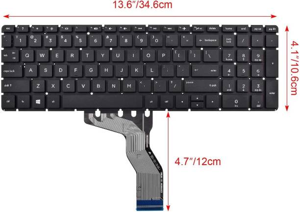 SellZone Keyboard For HP Pavilion 15-BA010NR, 15-BS100,...