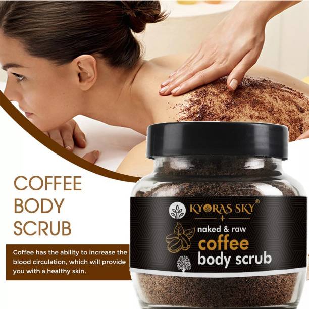KYORAS SKY Coffee Walnut Scrub Deep Cleansing Glowing skin Skin Tan removal Scrub (100 g) Scrub