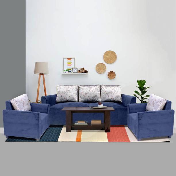 Flipkart Perfect Homes Borneo With 5 Cushions Fabric 3 + 1 + 1 Sofa Set