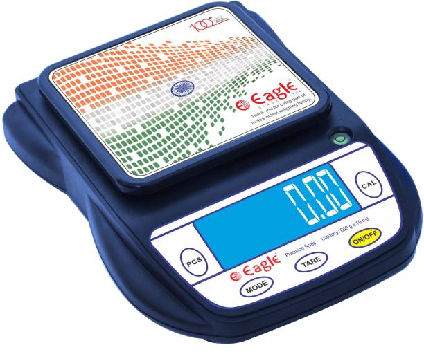 EAGLE PKT-40D High Precision Compact Weighing Scale with Backlight, Deep Blue (600 g, 0.01 g) Weighing Scale