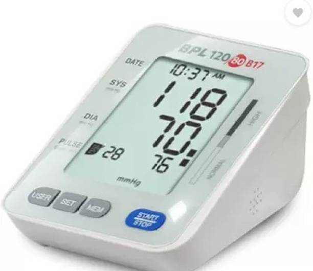 BPL Medical Technologies 120/80 B17 Made In India BPL 120/80 B17 Blood Pressure Monitor With Free C-Type USB Cable Bp Monitor