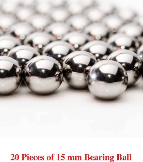 Stately 20 Pieces of 15 mm Silver Solid Bearing Ball ( Silver, 15 mm ) Wheel Bearing