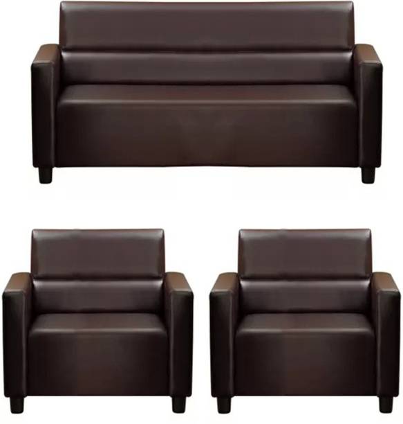 Torque Leather 3 + 1 + 1 Sofa Set